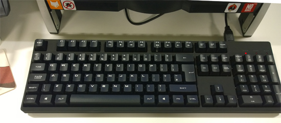 My work keyboard: CM Storm Quickfire XT