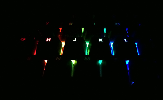 Individual colours in the dark