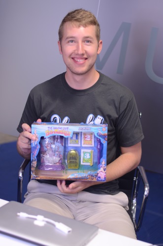 Chris and his Code Monkey prize