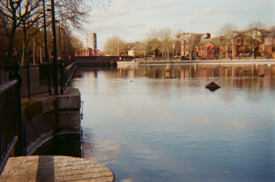 Part of the old canal near the Thames