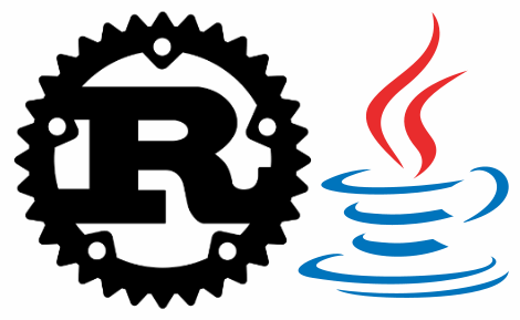 Rust and java logos