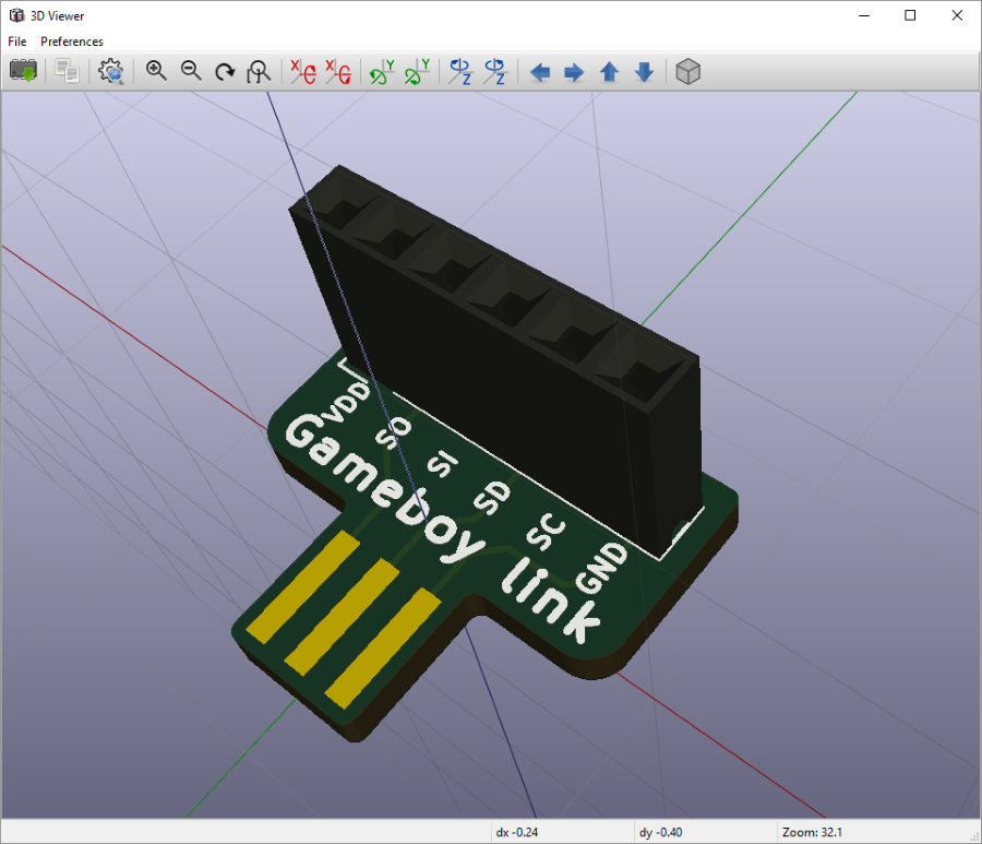 3D Previs of the front of the board